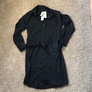 Black banana republic dress size 0 petite